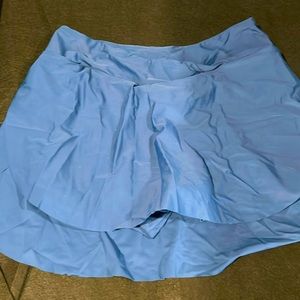 Women’s plus size swimwear bottoms, and dark blue